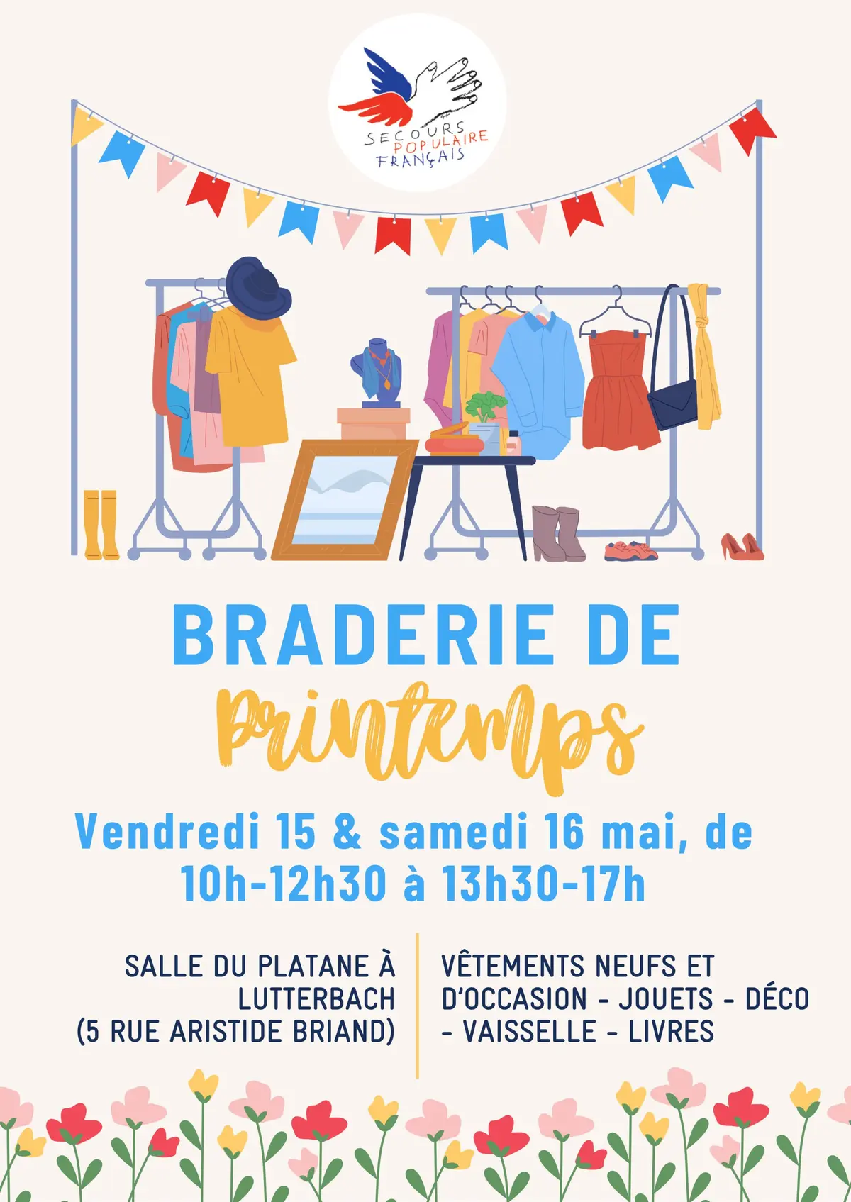 Braderie solidaire de printemps | Lutterbach