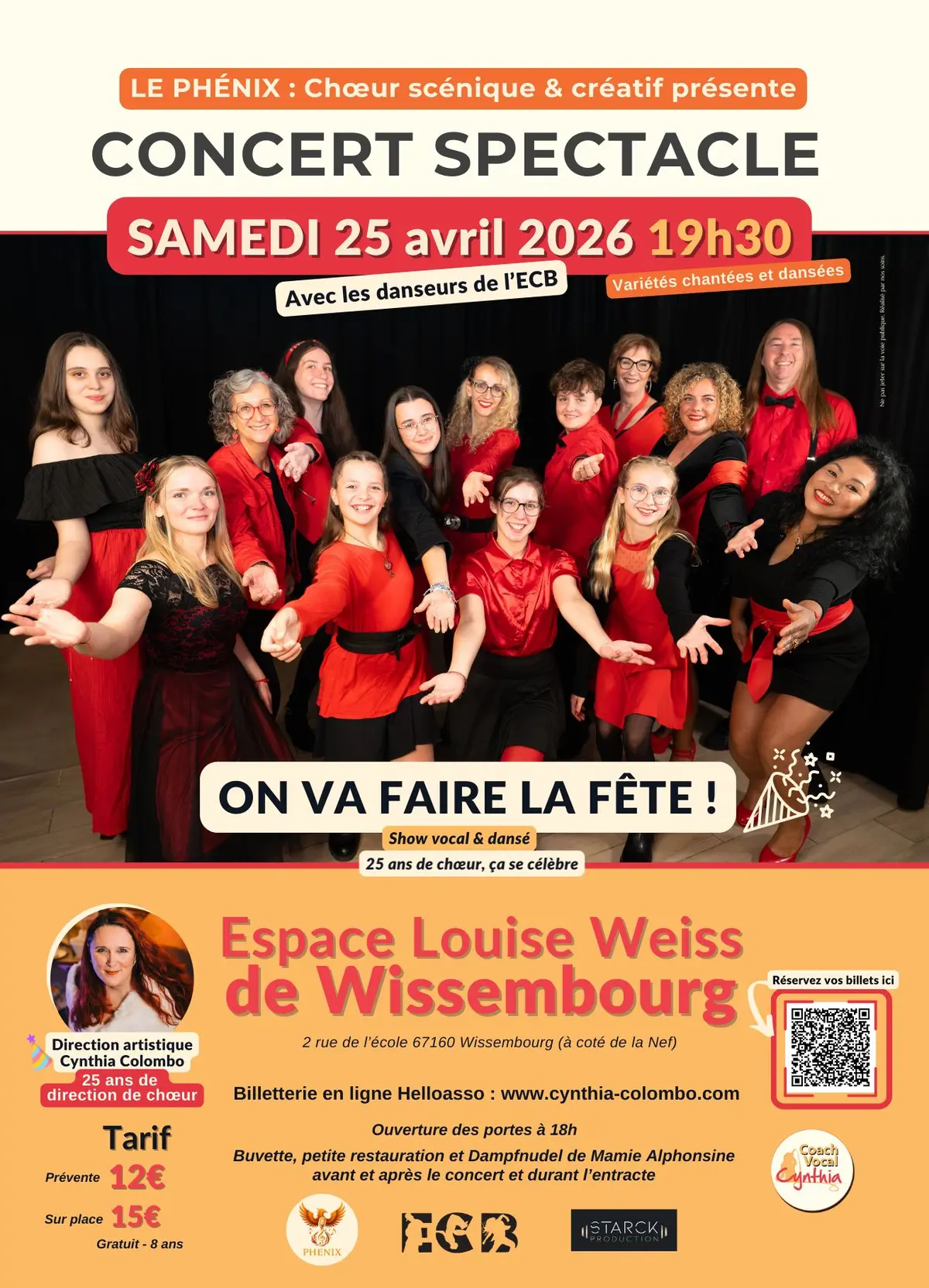 Le Phénix pour un Show vocal On va faire la fête !