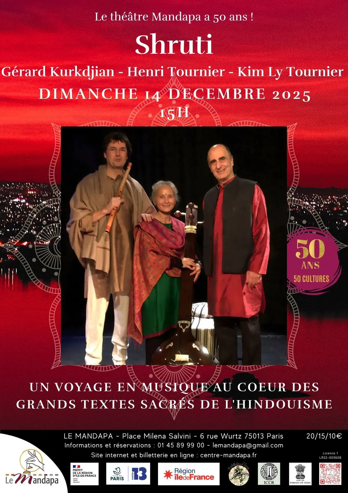 Shruti - Un voyage en musique au coeur des grands textes sacrés de l'hindouisme