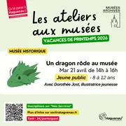 Atelier Jeune public « Un dragon rode au musée »