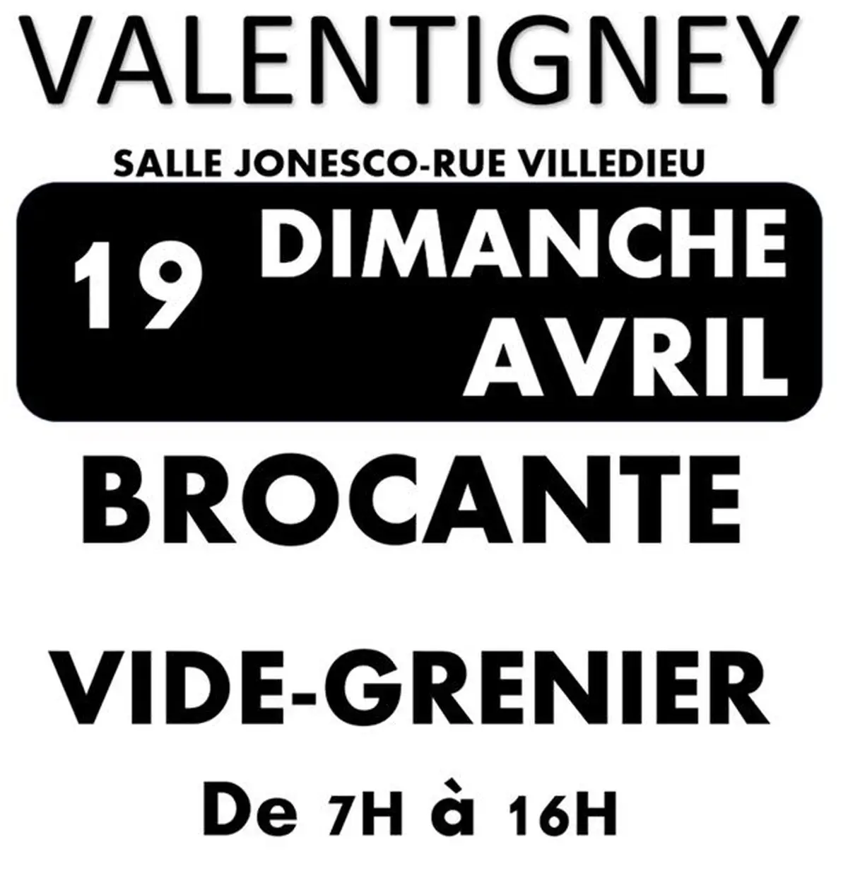 Brocante, vide grenier