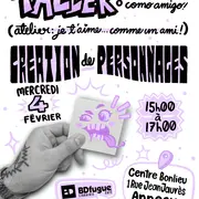 Atelier création de personnages « Te quiero como amigo » - animé par Mike Maese