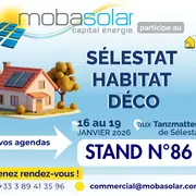 Mobasolar sera présent au salon Habitat Déco de Sélestat ! 