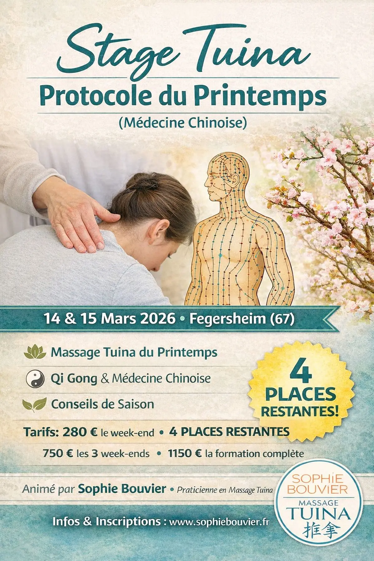 formation massage Tuina - protocole du printemps