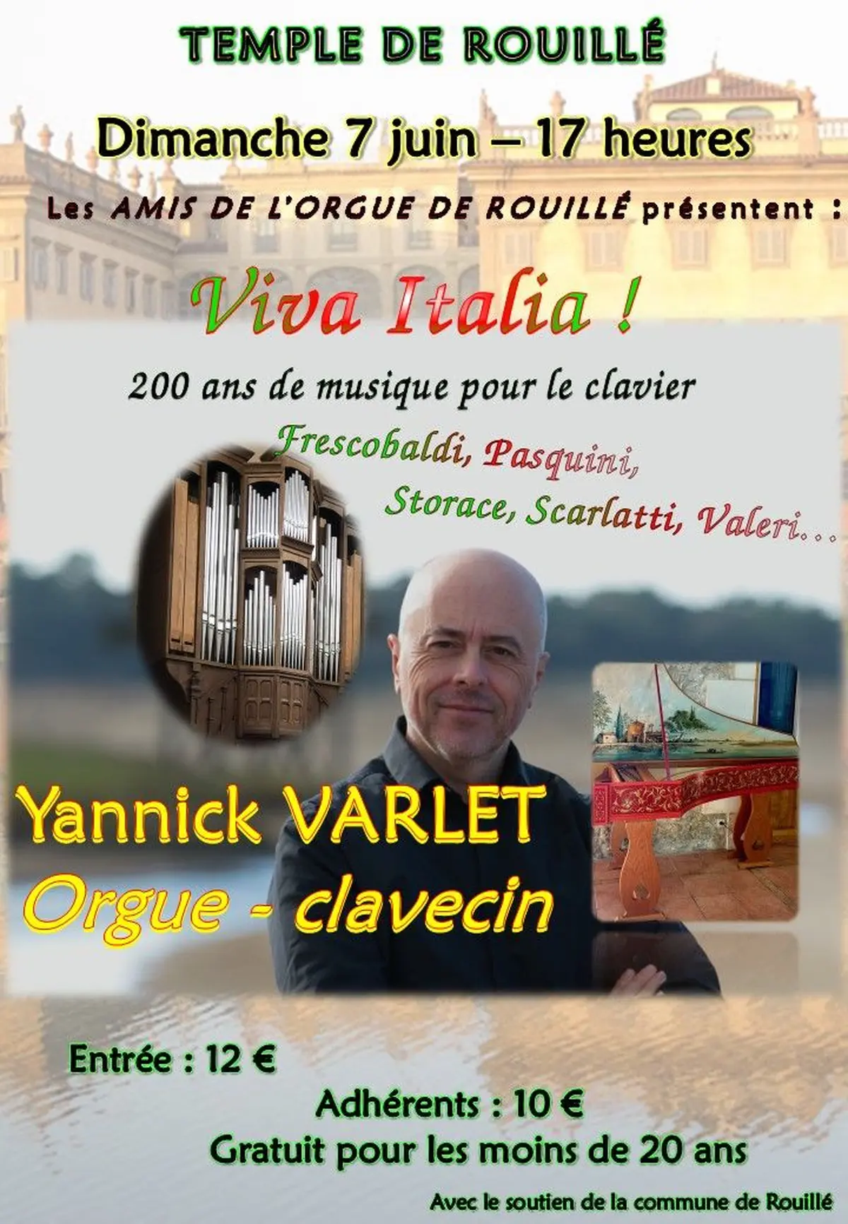 Viva Italia ! 200 ans de musique italienne pour clavier par Yannick Varlet