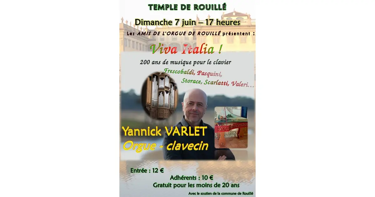 Viva Italia ! 200 ans de musique italienne pour clavier par Yannick Varlet
