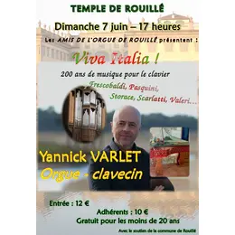 Viva Italia ! 200 ans de musique italienne pour clavier par Yannick Varlet