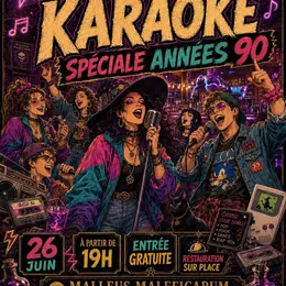 Soirée Karaoké Années 90