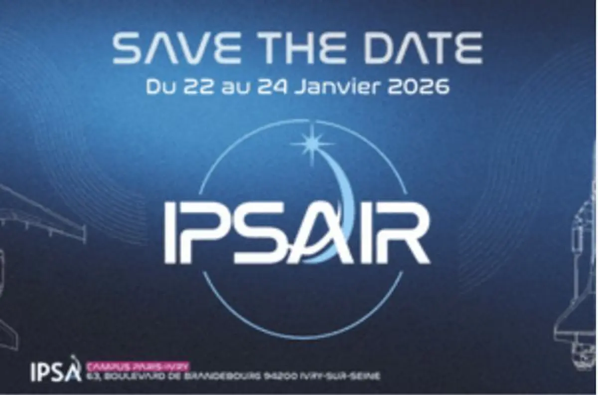 IPSAIR 2026 : envolez-vous avec l’IPSA du 22 au 24 janvier !