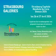 Parcours de lecture dans 8 galeries Strasbourgeoises