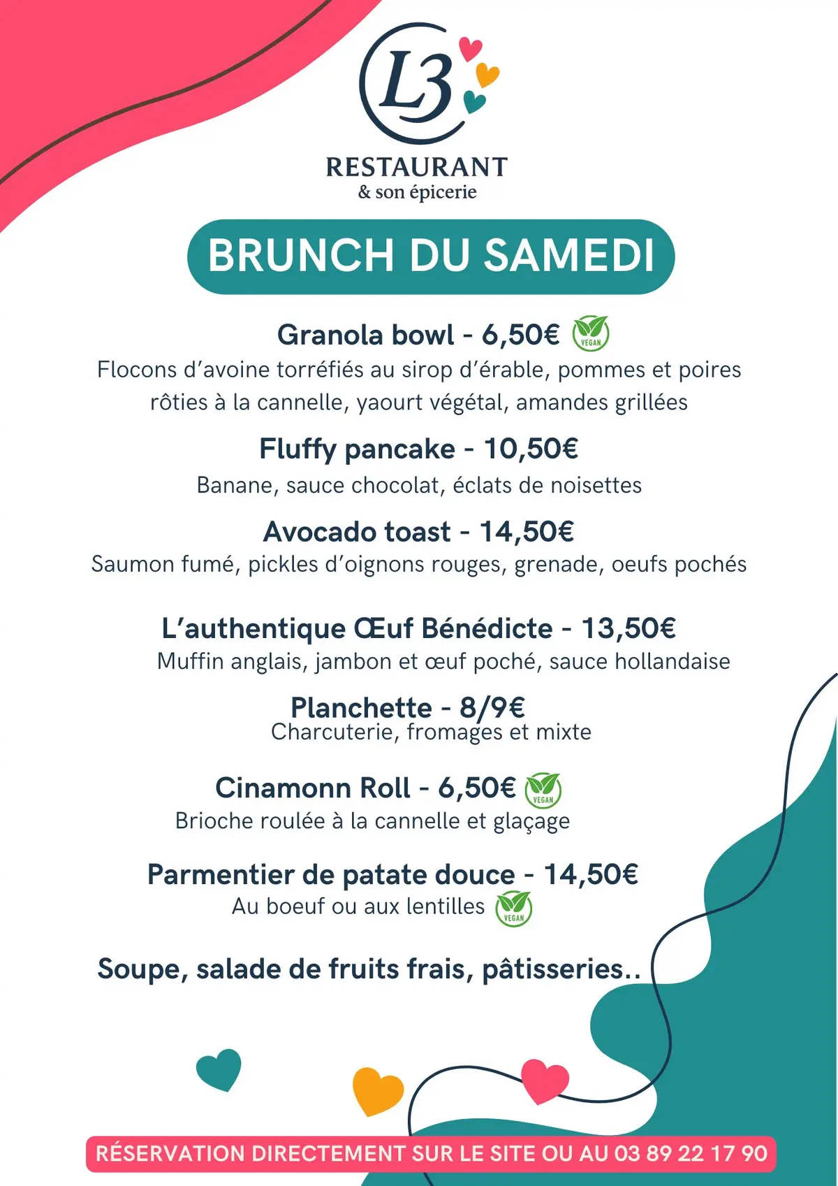 Brunch du samedi midi