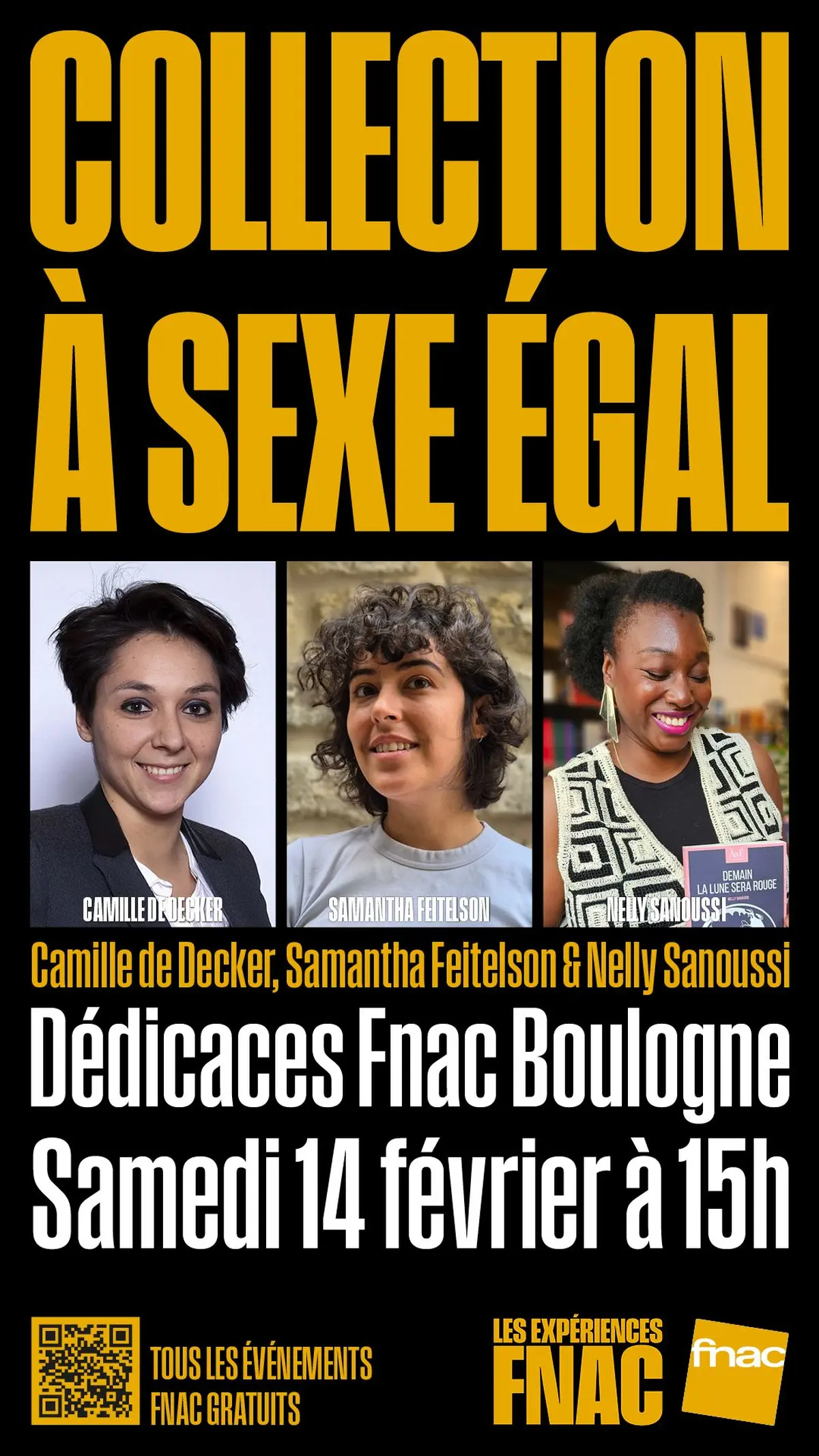 Dédicace féministe à la Fnac de Boulogne