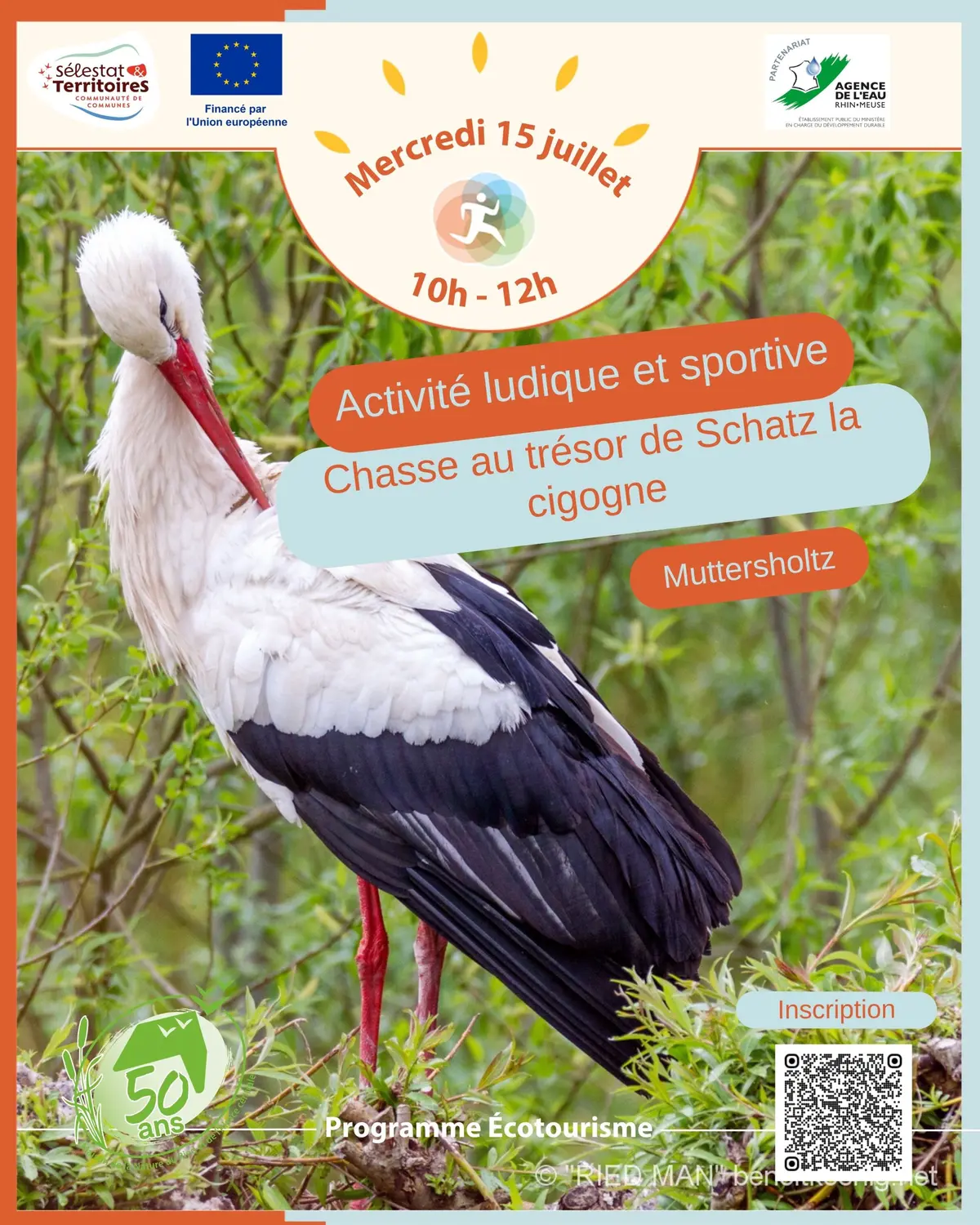 Chasse au trésor de Schatz la cigogne