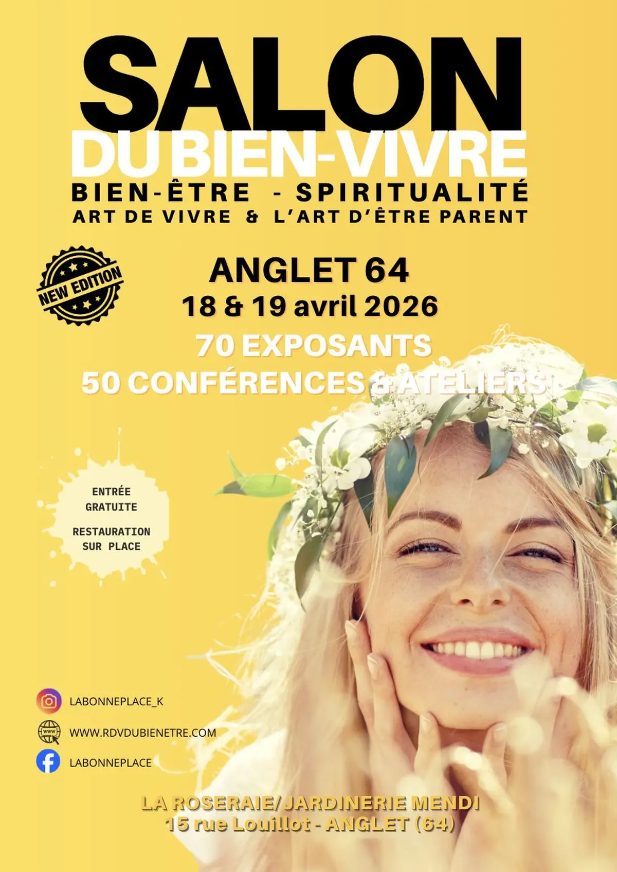 Salon du Bien-Vivre XXL Anglet, 18 et 19 avril