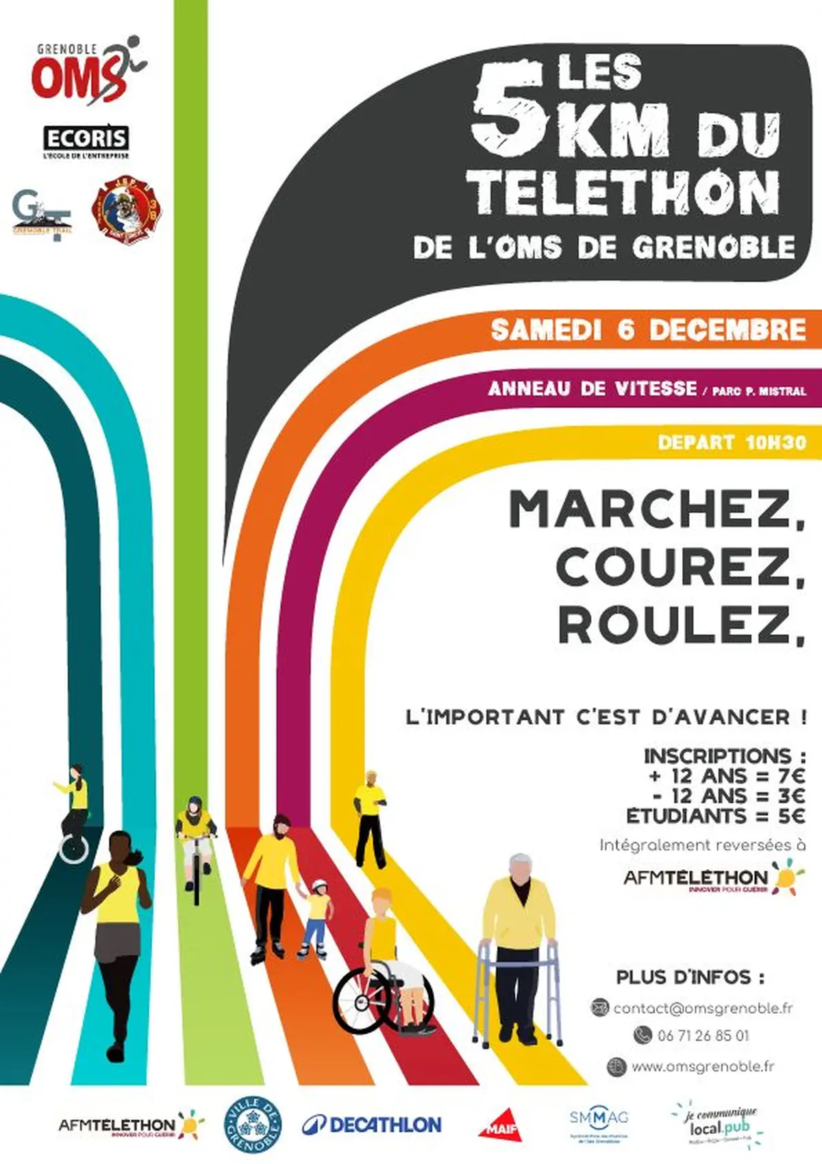 Les 5km du Téléthon de l'OMS de Grenoble