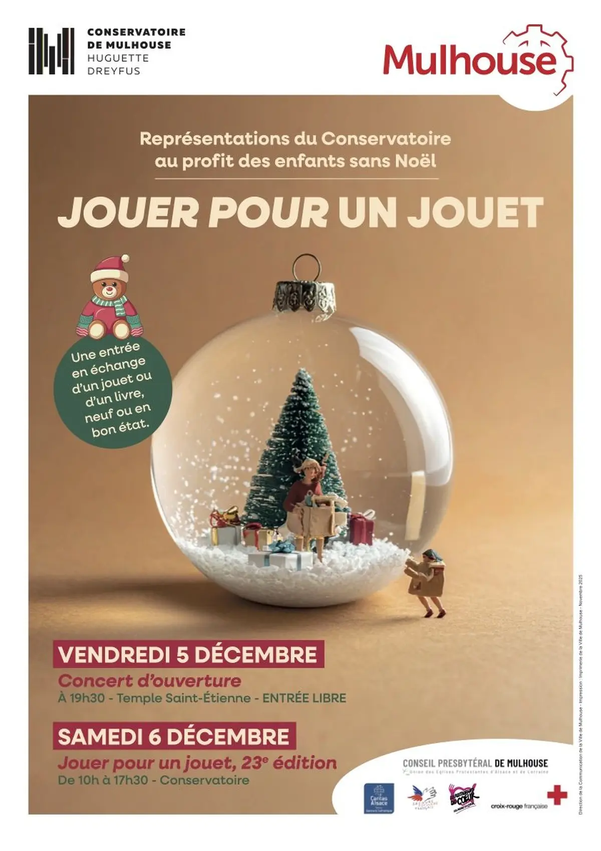 Concert d'ouverture - 23e édition de « Jouer pour un jouet » - Avent 2025