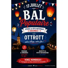 Bal populaire du 13 juillet à Ottrott