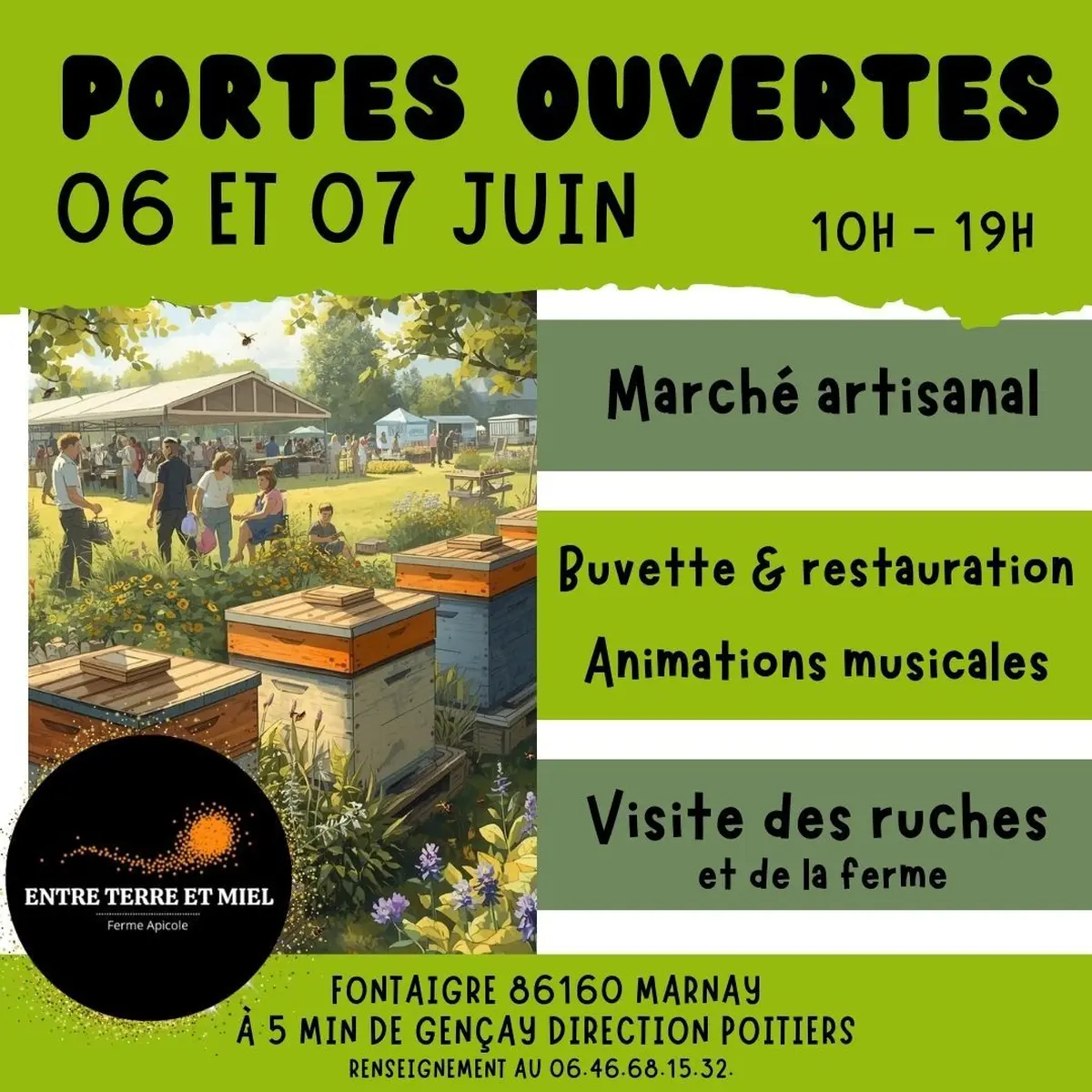 Portes ouvertes chez entre terre et miel