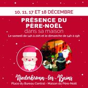 Visite du Père-Noël à Niederbronn-les-Bains