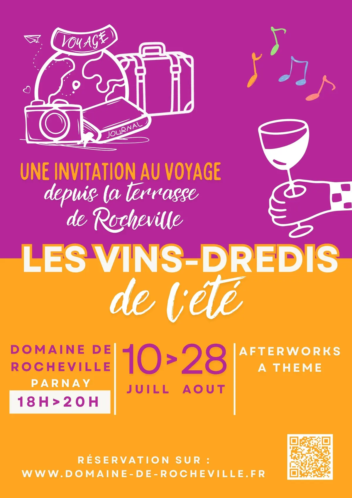 Les Vins-dredis de l'été au Domaine de Rocheville