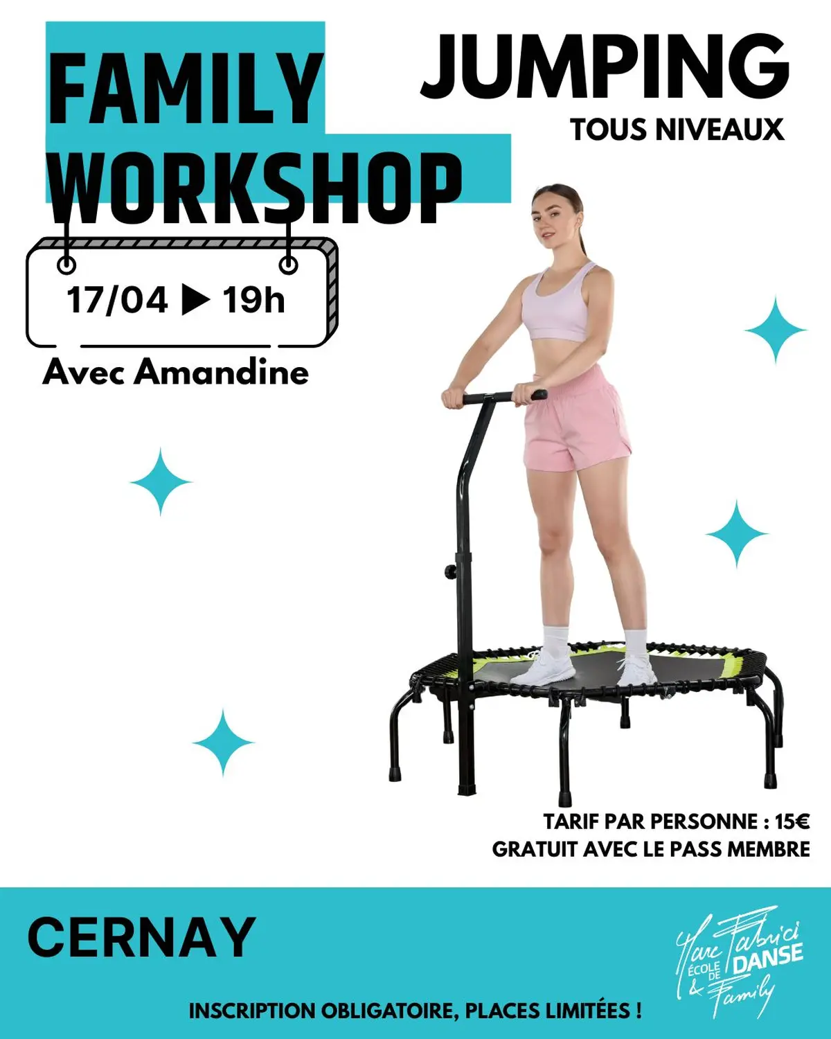 Family Workshop – Jumping (Tous niveaux – Fitness)