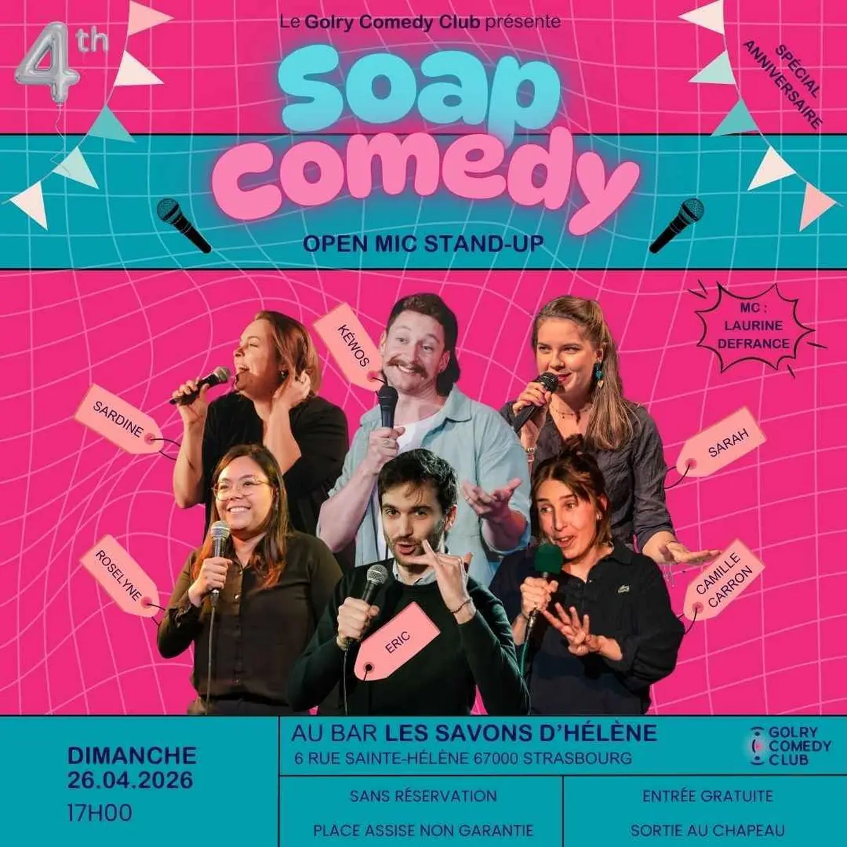 Stand-up : Soap Comedy #69 spécial anniversaire !
