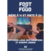Match de foot multiplex ligue des champions au QG