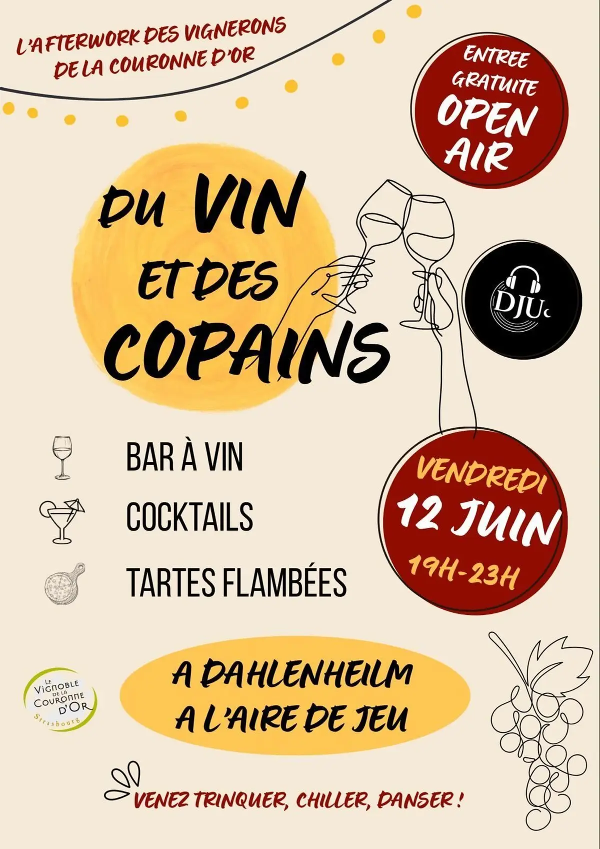 Les Afterworks des Vignerons de la Couronne d'Or