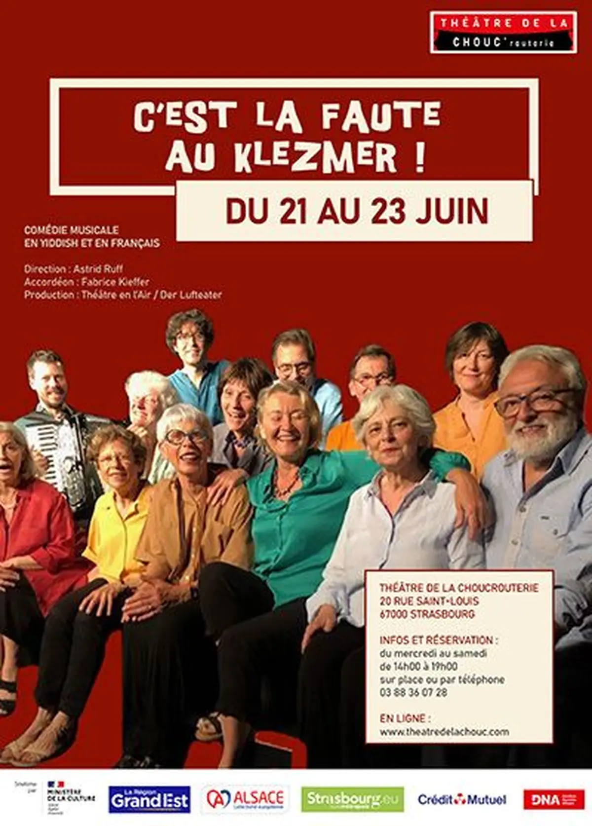 C'est la faute au Klezmer ! - Comédie musicale en yiddish et en français