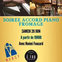 Quand le piano s'accorde au fromage - Concert dégustation 