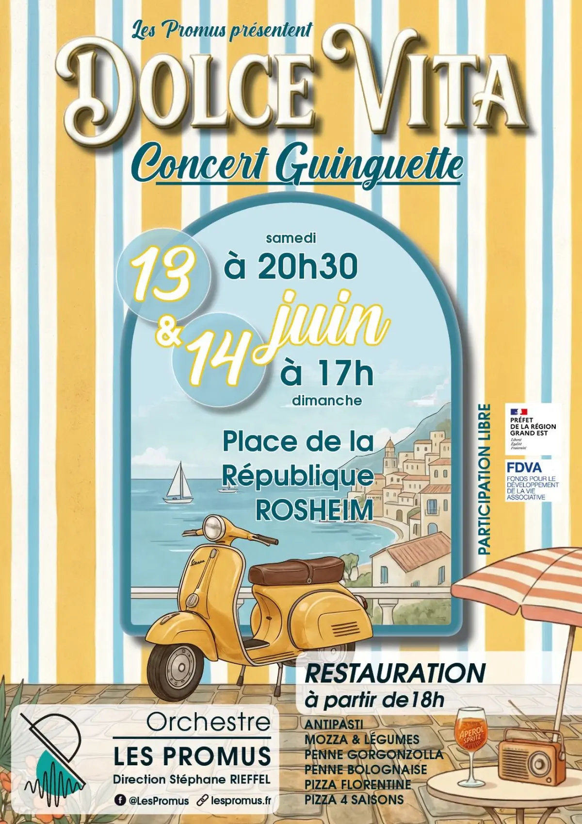 Concert guinguette - Dolce Vita