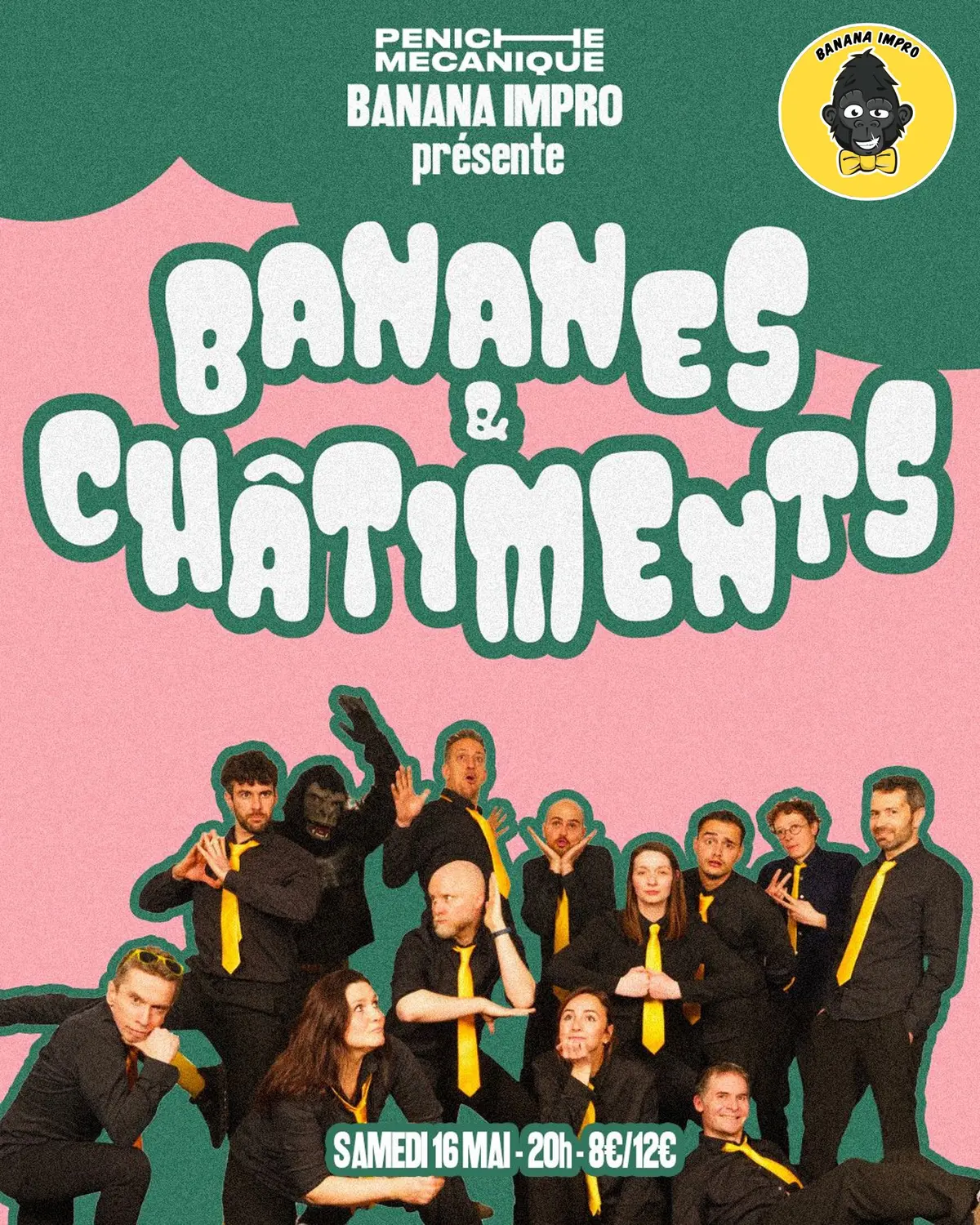 BANANES  & CHÂTIMENTS DE NOËL à La Péniche Mécanique (Impro)