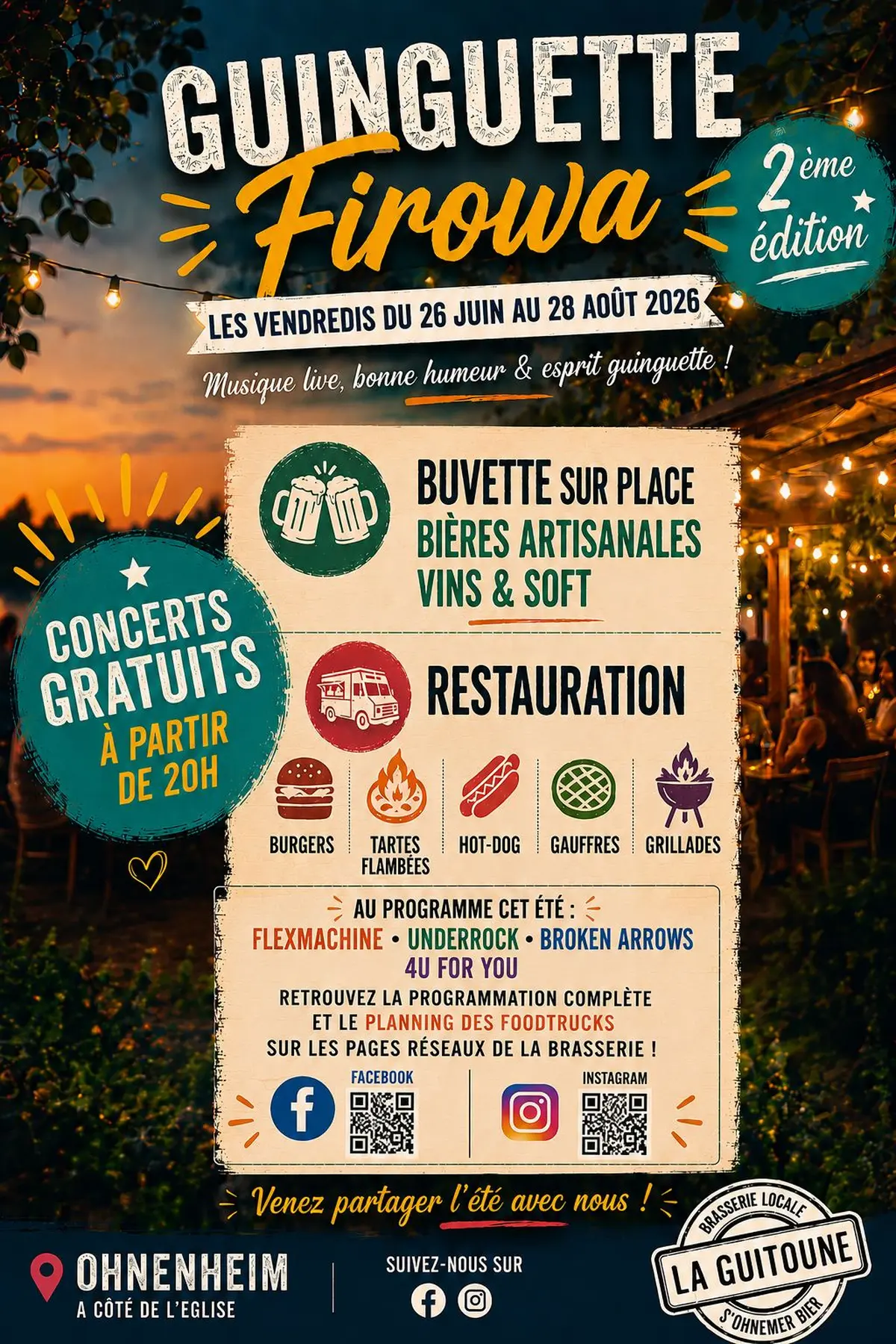Guinguette Firowa 2ème édition
