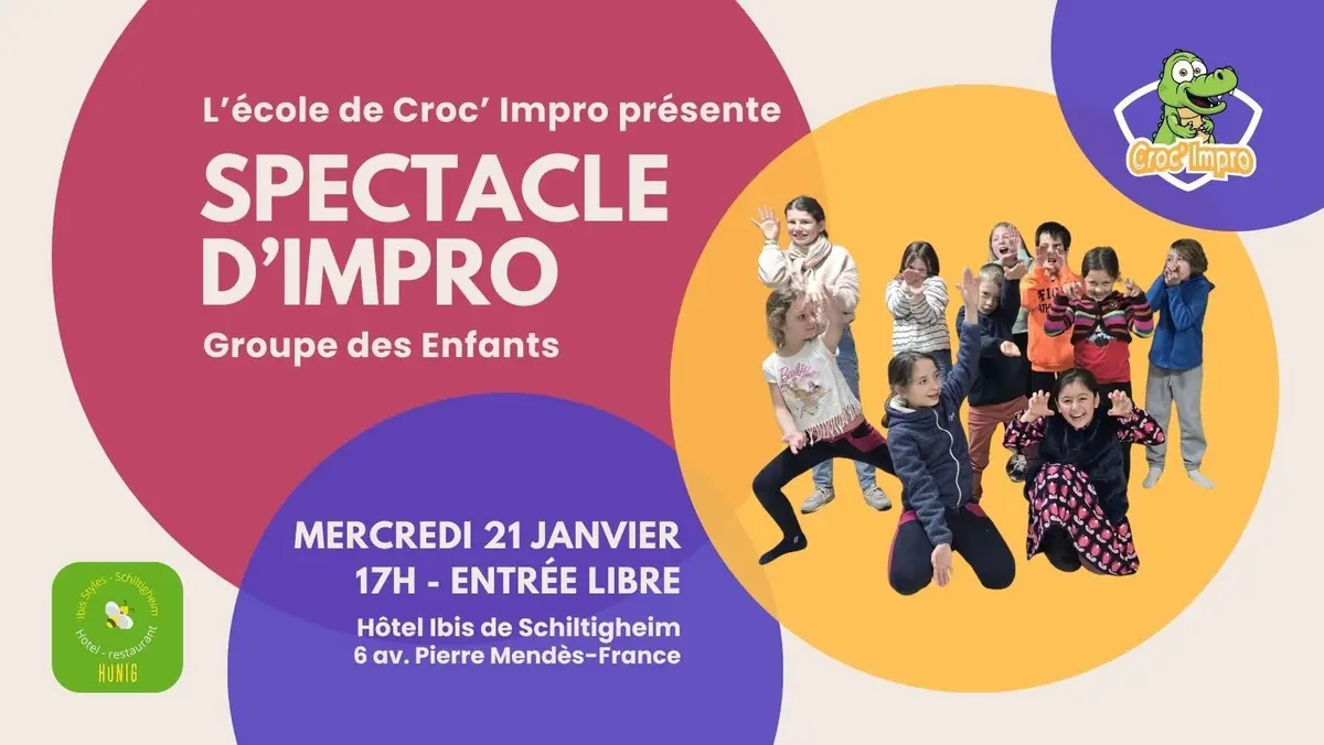 Spectacle d’impro - groupe des enfants 
