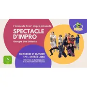 Spectacle d’impro - groupe des enfants 