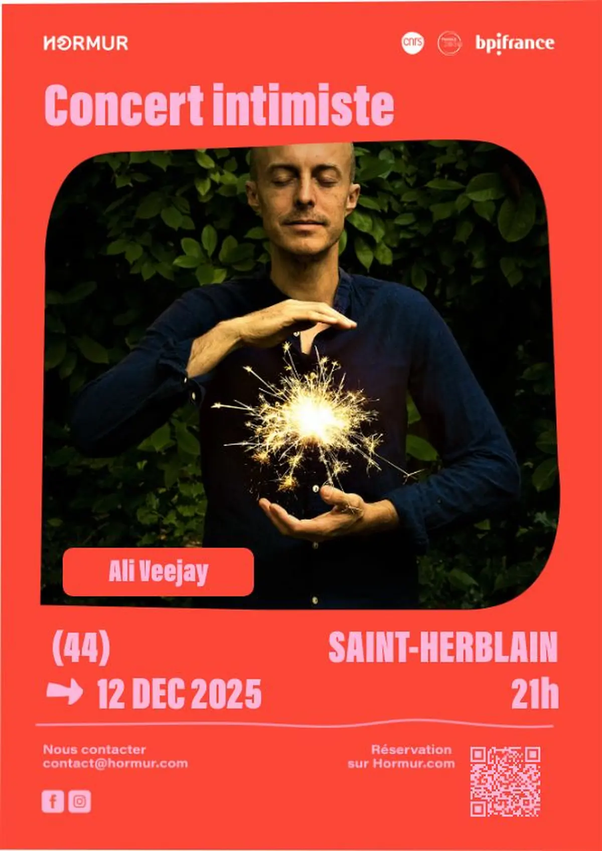 Concert intimiste avec Ali Veejay à La Maison d'Hygie - Saint-Herblain