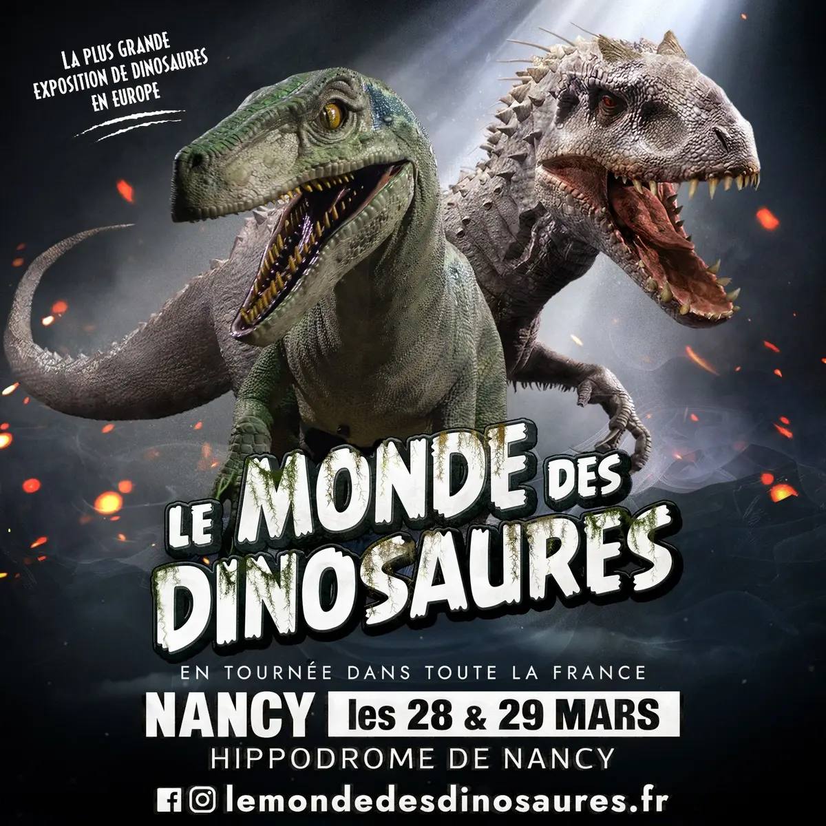 Le Monde des Dinosaures à Nancy