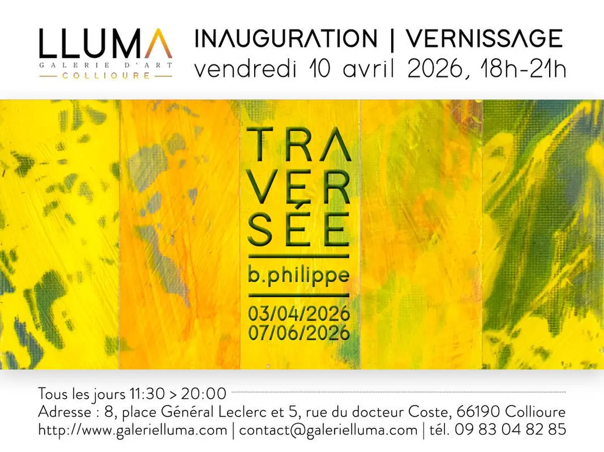 Traversée à La galerie Lluma, Collioure