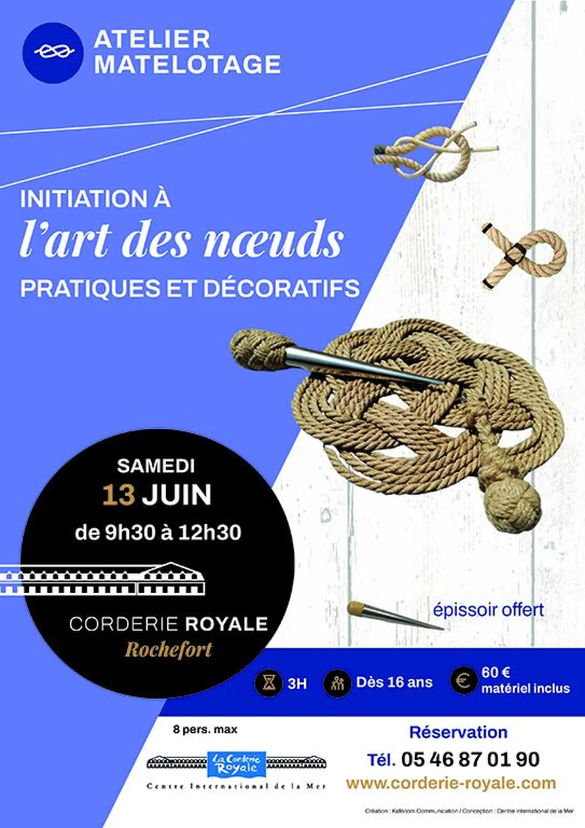 Atelier matelotage - Initiation aux noeuds marins