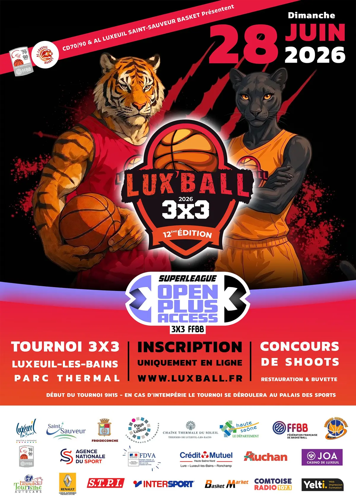 3X3 LUX'BALL - 2026 - Open Plus Access