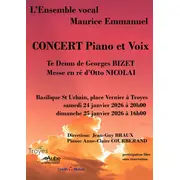 CONCERT Piano et Voix / Ensemble Maurice Emmanuel