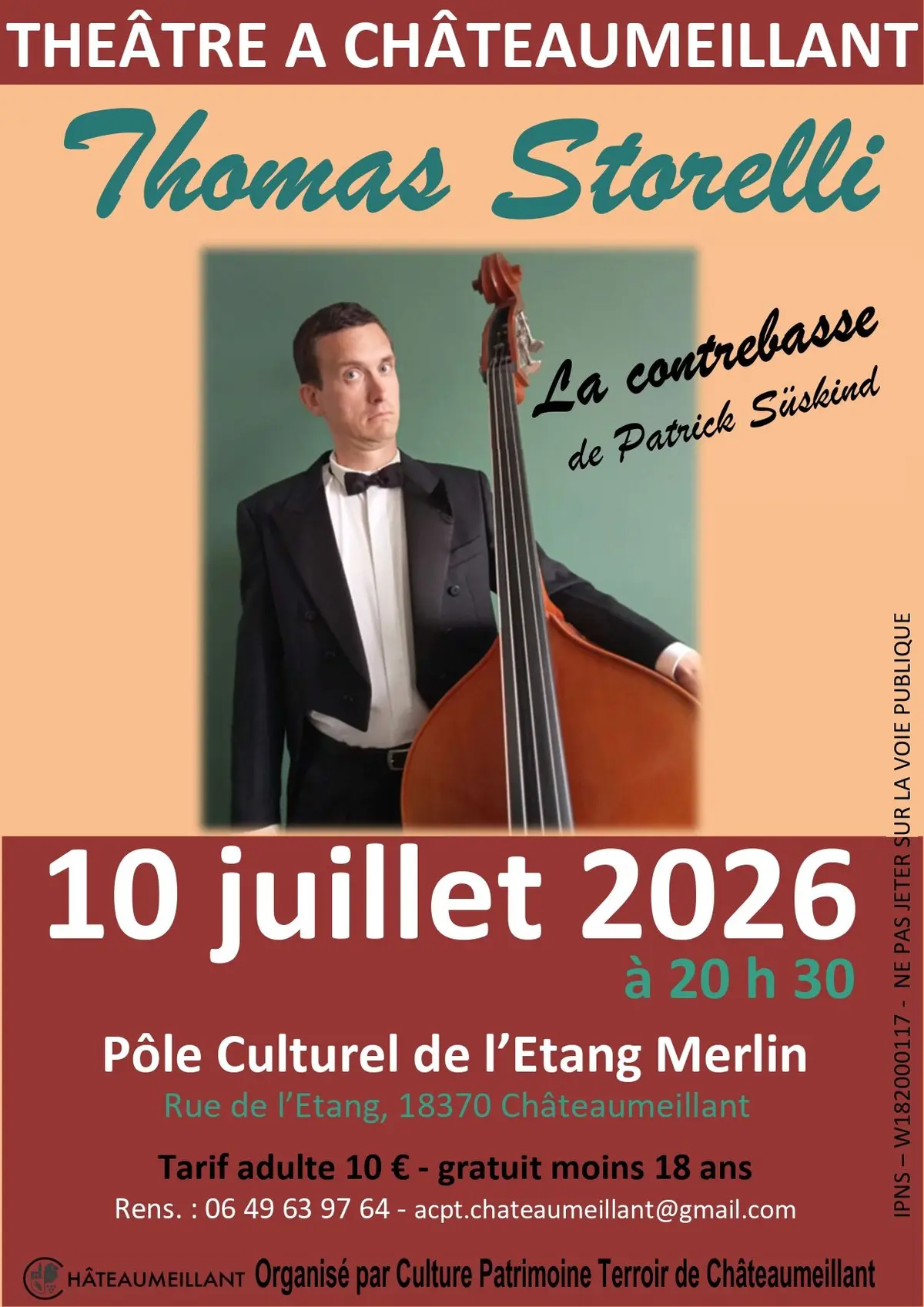 La contrebasse par Thomas Storelli à Châteaumeillant
