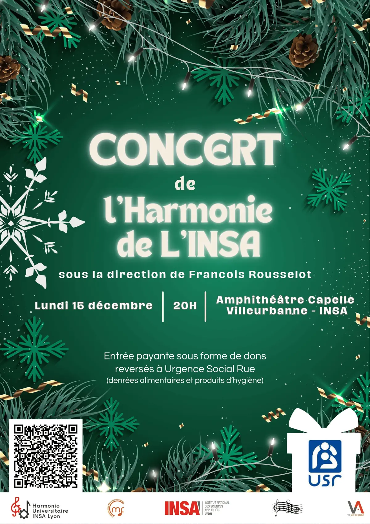 Concert solidaire de l’Harmonie de l’INSA