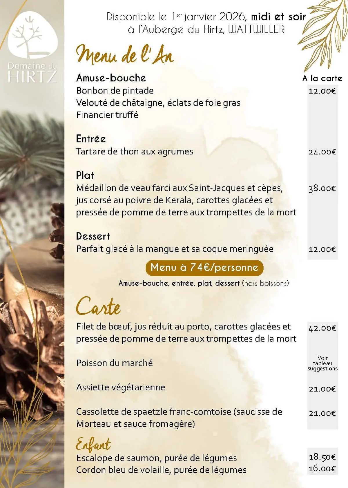 Jour de l'An au cœur de la forêt 