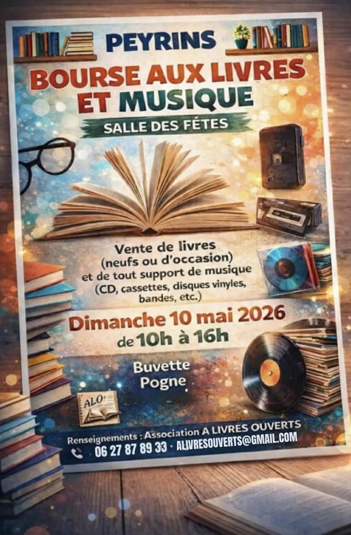 Bourse aux livres et musique
