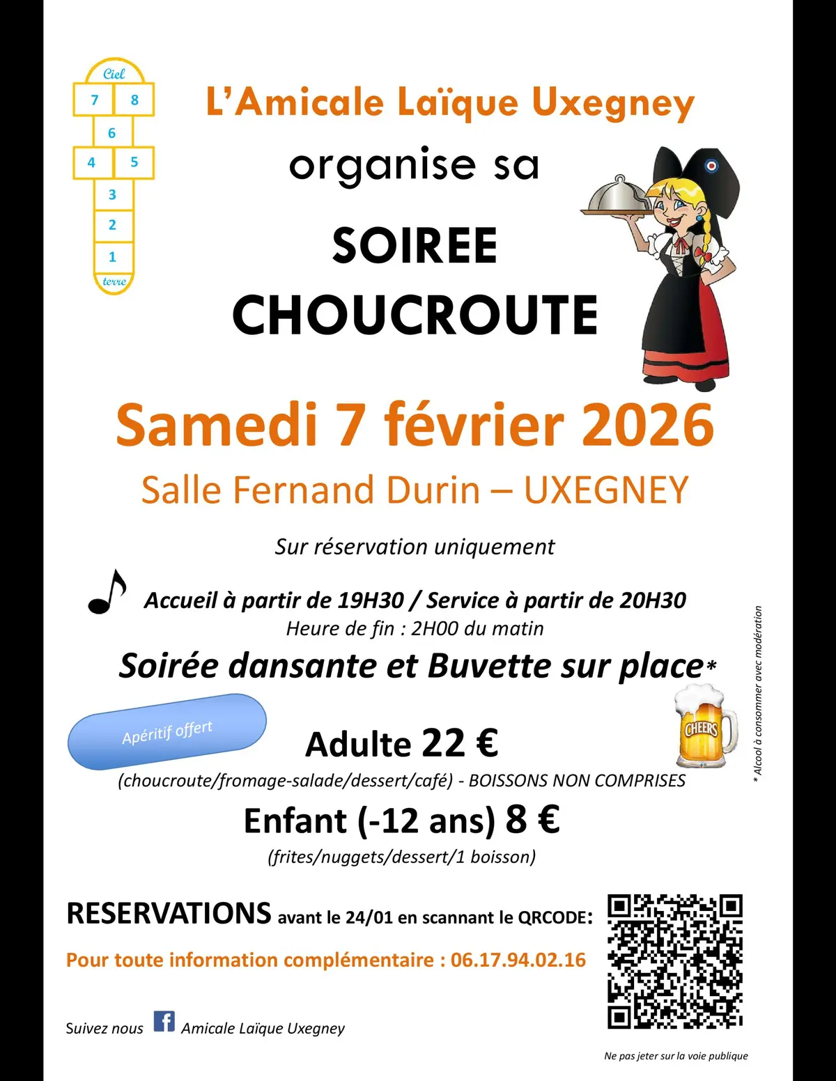 Soirée dansante choucroute