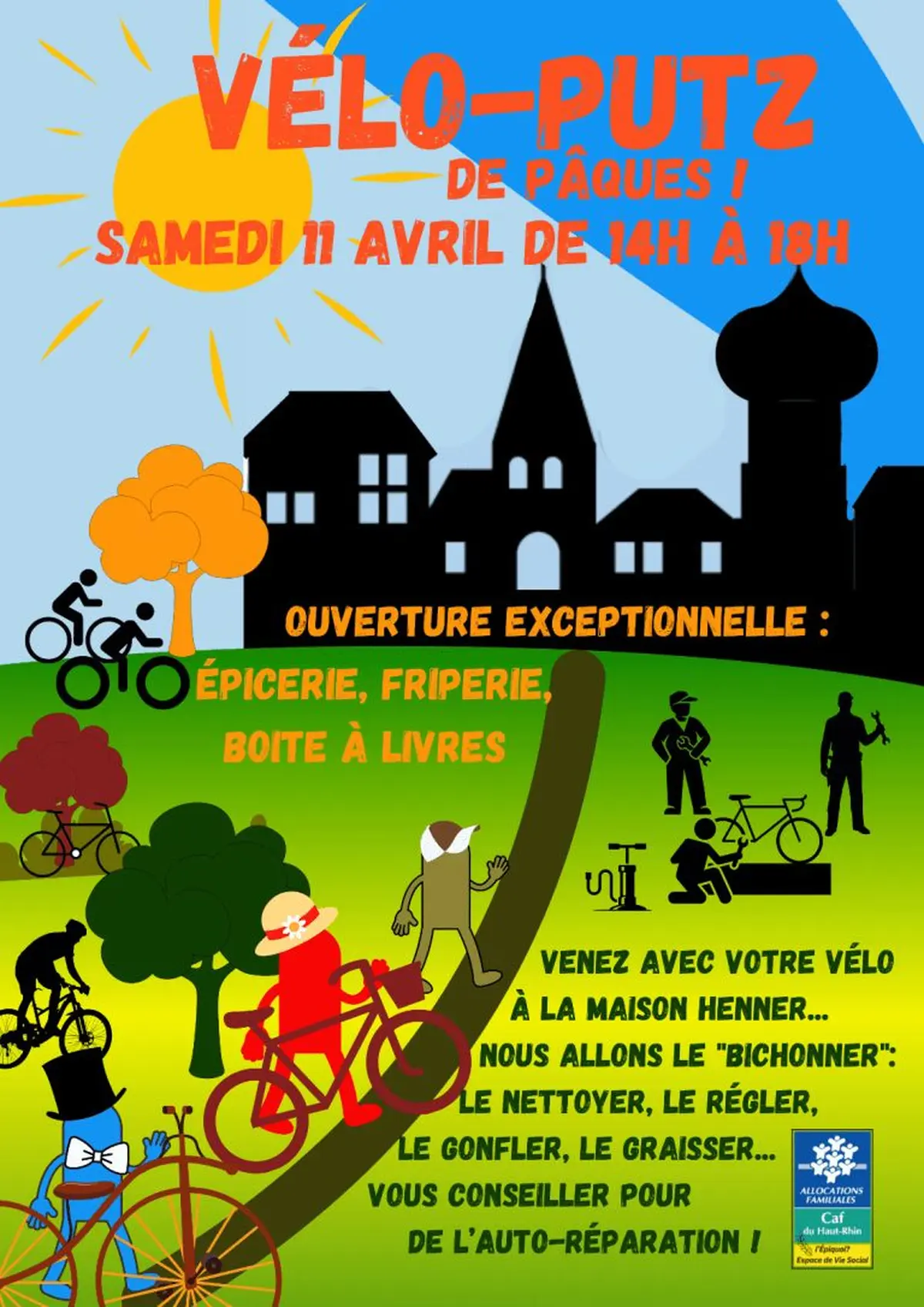 VéloPutz, épicerie, friperie et boîte à livres 