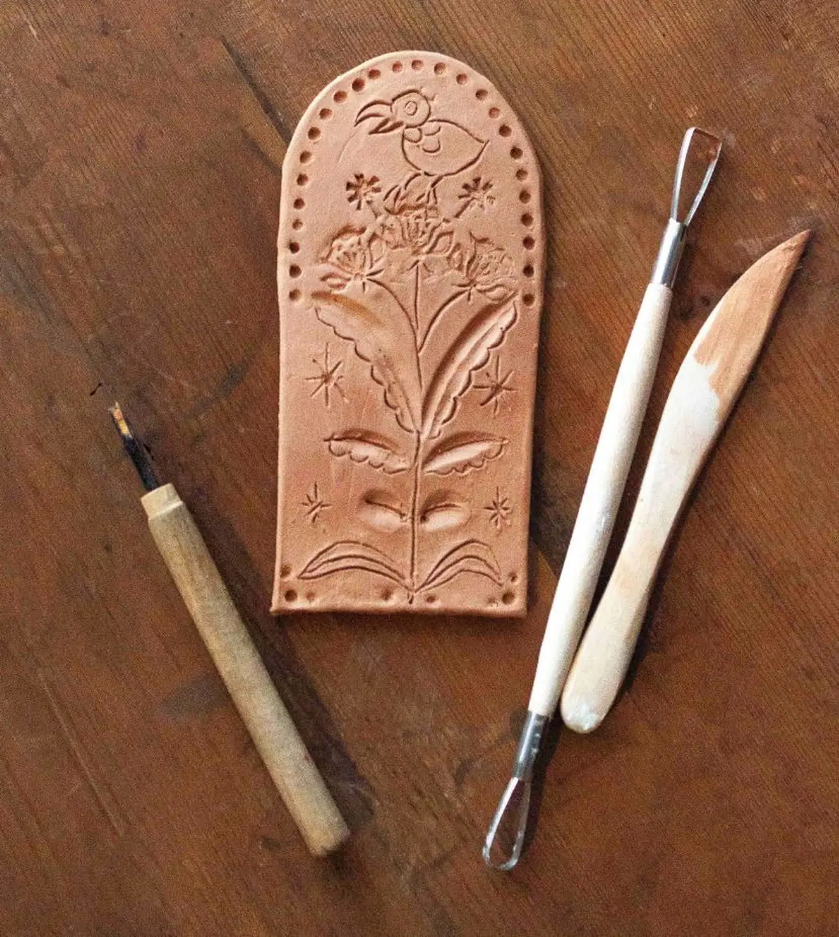 Atelier enfant: Façonne ta tuile de fin de journée