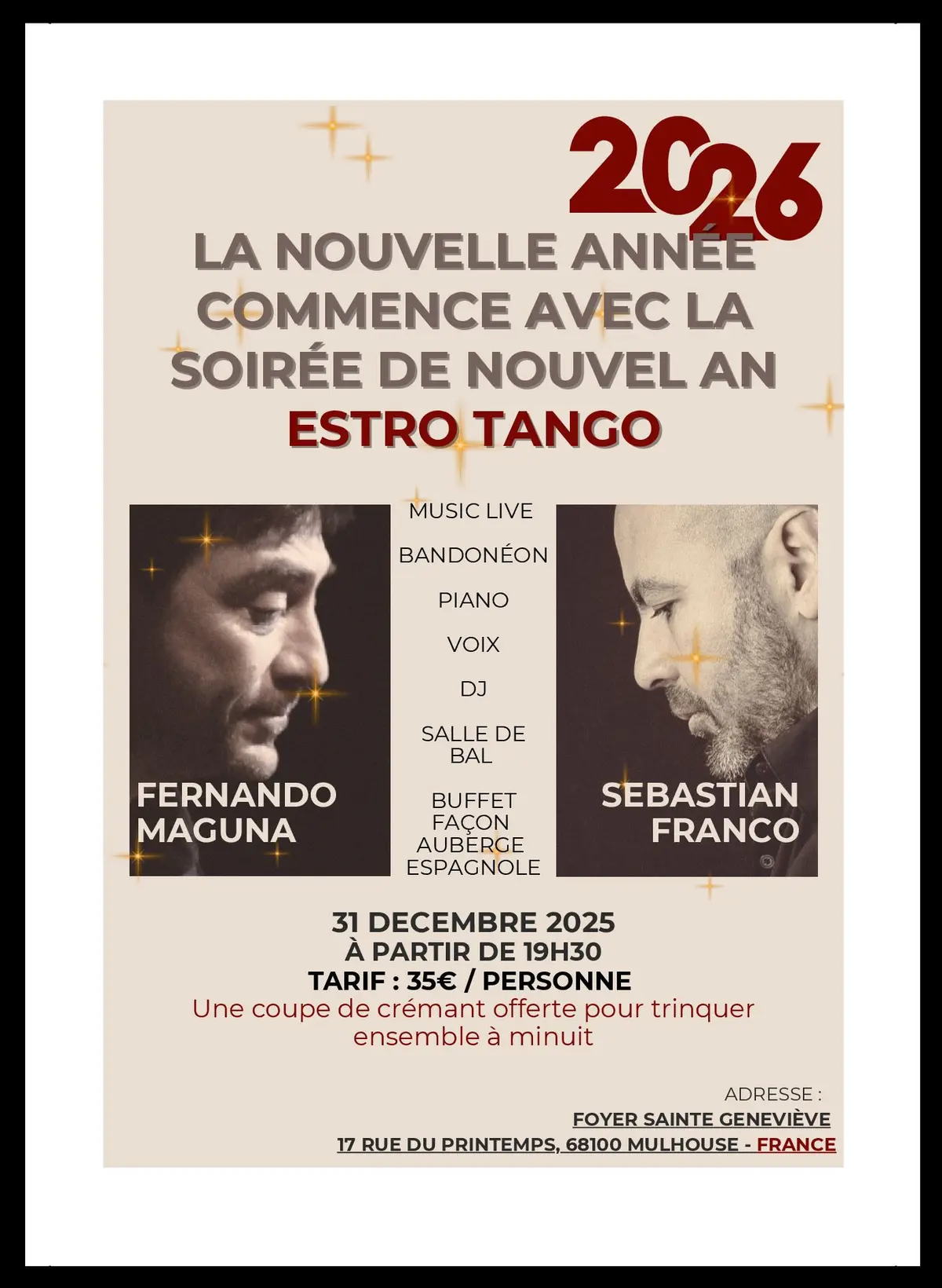 Nouvel An Party par Estro Tango 