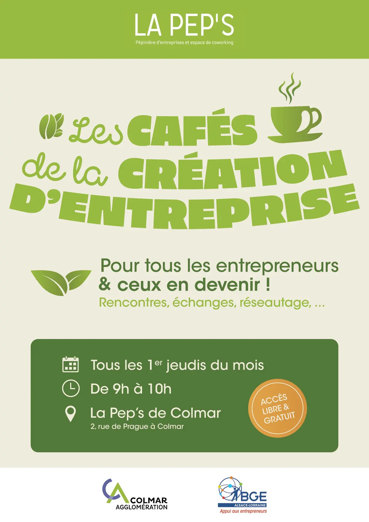 Les Cafés de la Création d'Entreprise